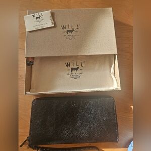 Will Leather Goods Black Wallet